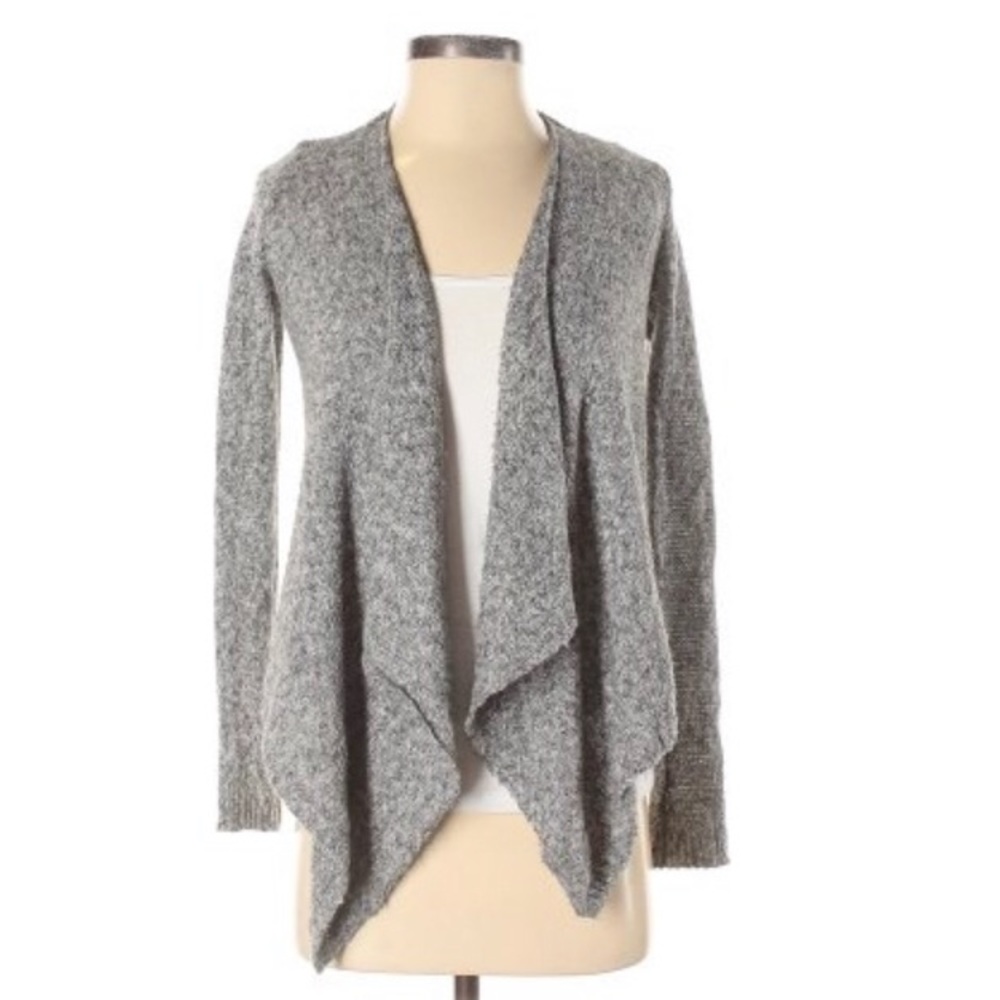 Abercrombie gray drape sweater